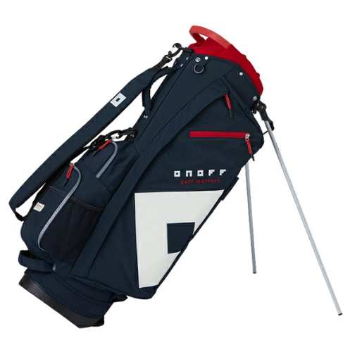 ONOFF Golf Carry Stand Bag 9x 47in Lightweight Nylon 2.6kg Dark Navy 2024 F/S - Picture 3 of 3