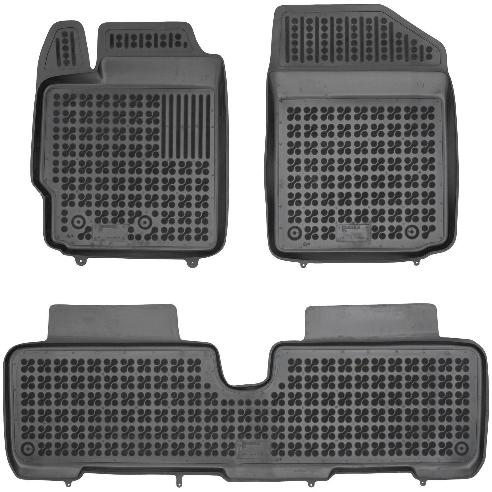 Tapis de sol en caoutchouc Toyota Yaris II anti-boue pour stopper les taches de moquette