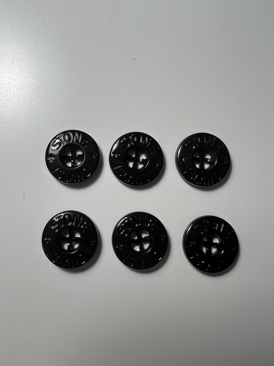 10 Bottoni Stone Island Neri Di Seconda Mano Per 22 EUR Su - Foto 4