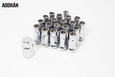 20x Aodhan Xt51 Black Open End Lug Nuts – 12x1.25 Thread, Fits 350Z / 370Z / Sentra