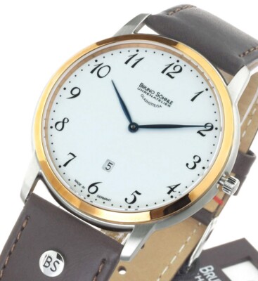Bruno Söhnle  Herren Uhr  17-63159-921    EPONA BIG  Saphirglas Superflach  Neu