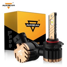 AUXBEAM HB3 9005 LED Headlight Conversion Bulb Kit White 6000K High Beam Fanless