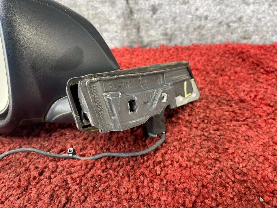 Espejo retrovisor de puerta lateral izquierdo BMW I3 2014-2021 plegable automático negro OEM 83K Foto 4 de 4