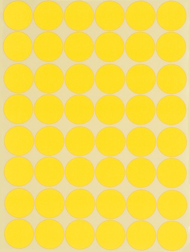 Adheso 25mm Coloured Dot Stickers Round Sticky Dots Adhesive Circles Labels - Picture 7 of 17