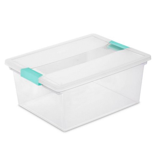 Sterilite Clip Box, Stackable Small Storage Bin with Latching Lid - Picture 35 of 48