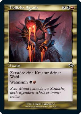  Magic the Gathering - Tödliche Agonie (Retro Frame) - MH2-DE424 MtG NM