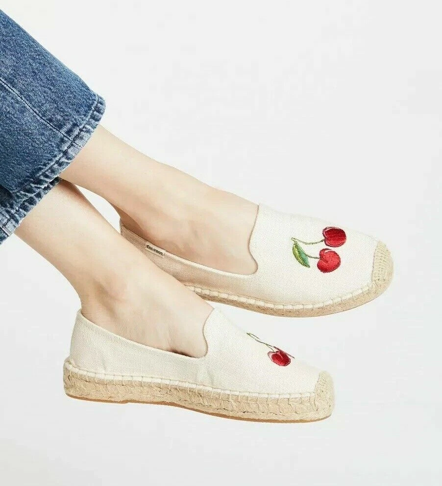 Soludos cherry espadrilles clearance