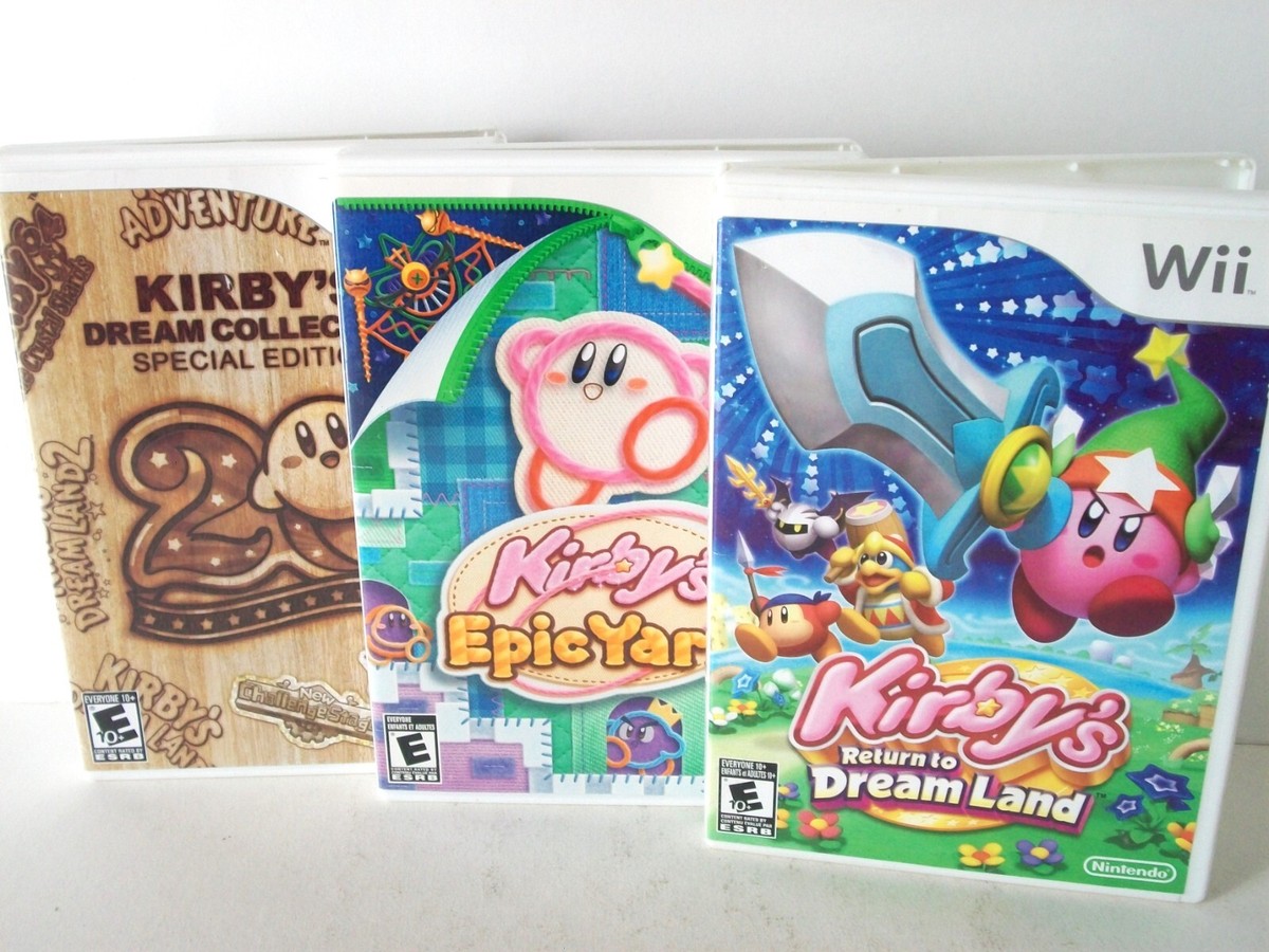 Nintendo Wii Kirby Games Lot *OOS*