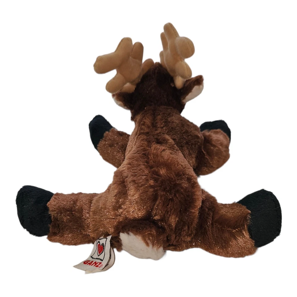 Ganz Webkinz Reindeer HM137 Retired Plush Stuffed Animal Clean NO CODE Christmas - Image 3 of 4