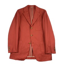 Belvest Pure Cotton Salmon Mens Blazer Size 40R NWT
