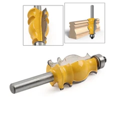 1PCS 8mm Shank Architectural Cemented Carbide Molding Router Bit Woodwork Cutter