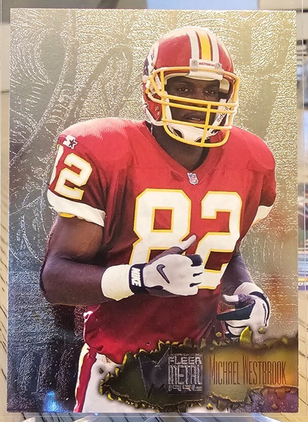 1996 Fleer Metal Michael Westbrook #123 Redskins