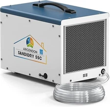 ARGENDON Sandidry 55C Commercial Dehumidifier 120 Pint Energy Star Crawl