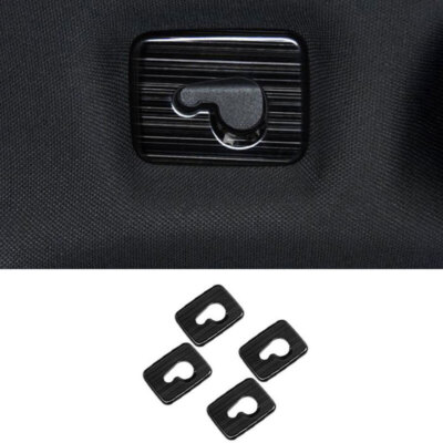 Fit For Audi Q7 2016 2017-2018 2019 Black Titanium Roof Hook Cover Decor 4PCS