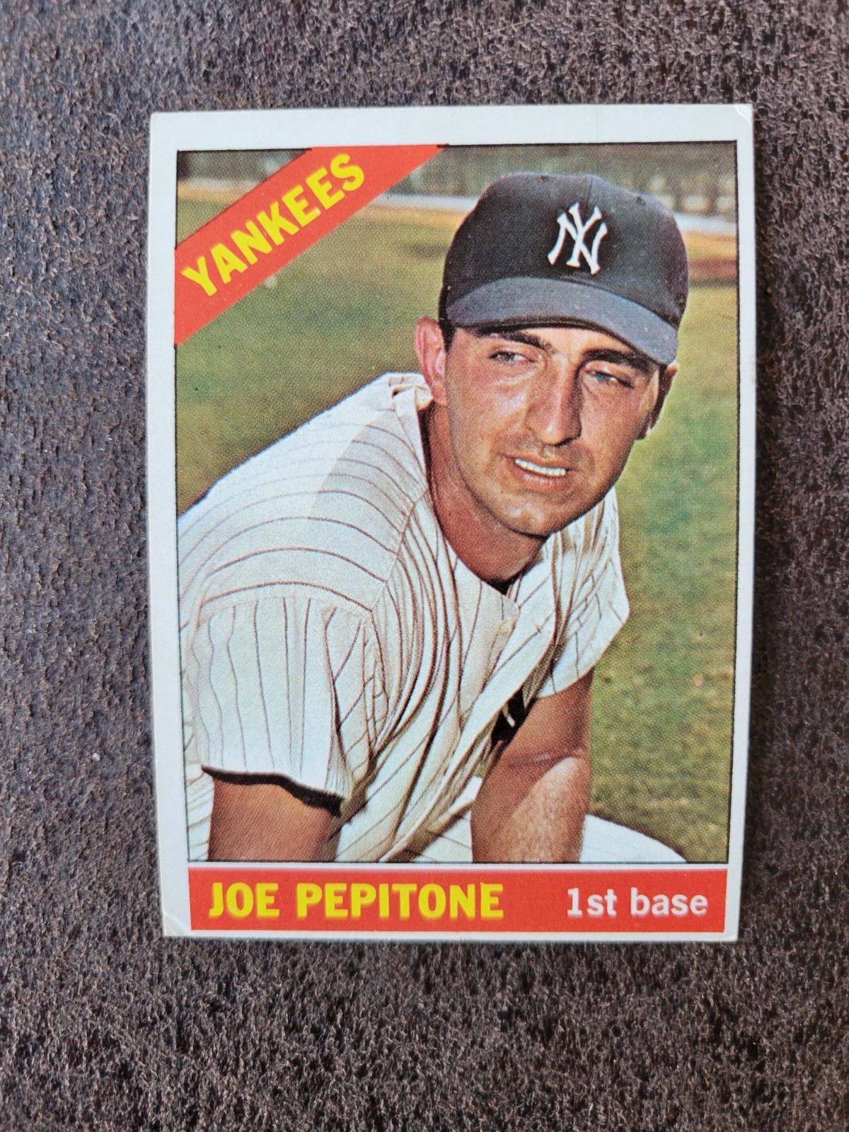 1966 Topps Baseball Joe Pepitone #79 - New York Yankees #2