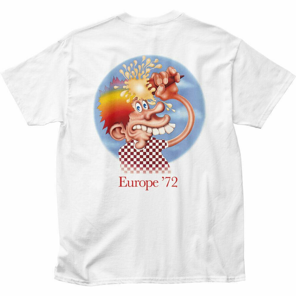 ミュージシャン 2003s GRATEFUL DEAD/EUROPE'72 Tee/M Grateful Dead Europe 72 T Shirt Mens Licensed Rock N Roll