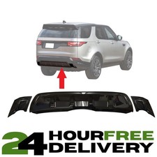 REAR BUMPER UPGRADE KIT TOW COVER & TRIMS GLOSS BLACK - FITS DISCOVERY 5 (2017+)