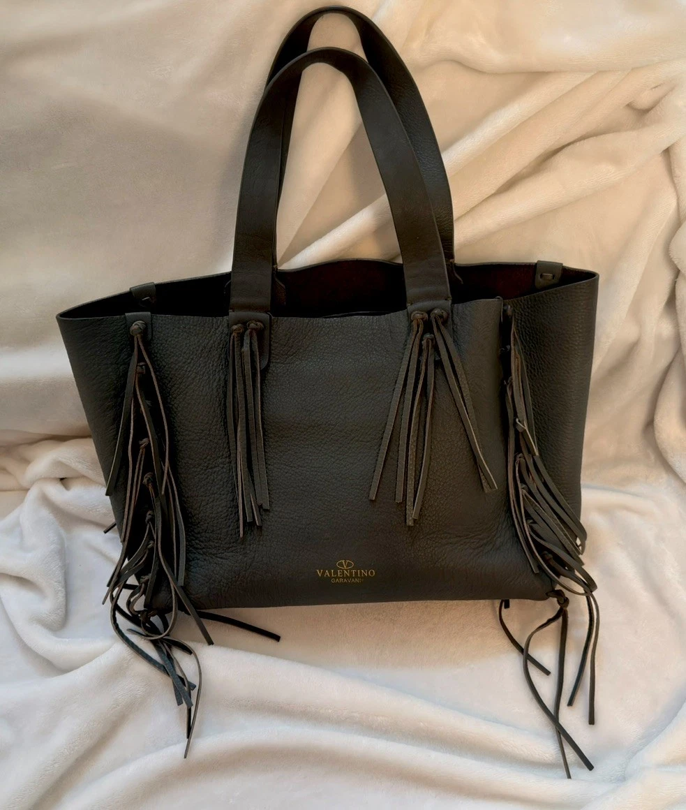 VALENTINO GARAVANI スエード フリンジ ハンドバッグ Valentino Fringe Bags & Handbags for Women for sale | eBay