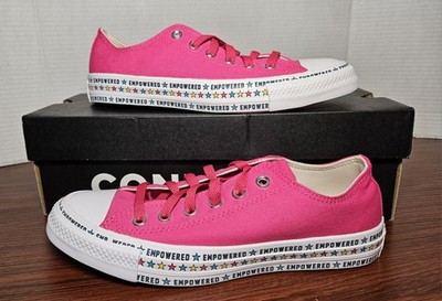 Converse Womens Size 8 Empowered Fuscia cerise pink 567118C NEW IN BOX