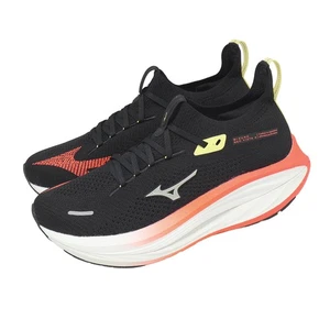 Mizuno Neo Vista 3 Black Orange Men Unisex Road Running Shoes J1GU2610-82