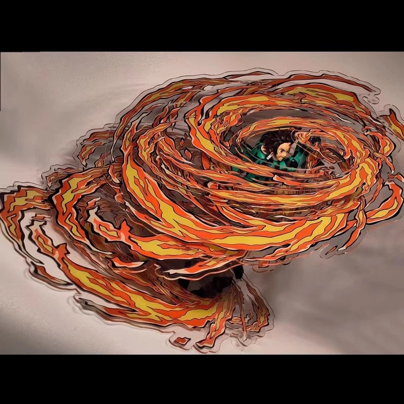 Demon Slayer: Kimetsu no Yaiba Flame Special Effects Garage Kit Weapon Accessory Foto 2 de 4