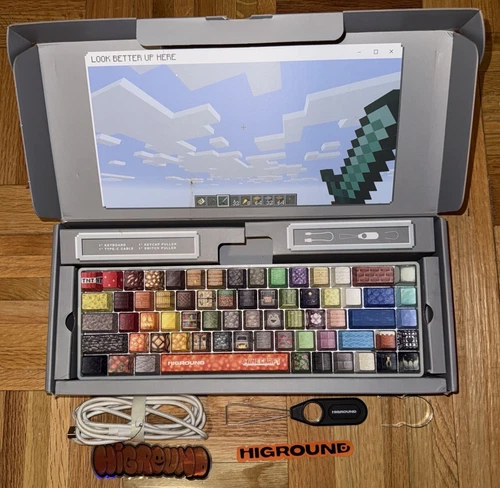 Higround x Minecraft Blocky Base 65 Keyboard