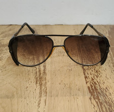 Clear-View Z87 Safety Glasses with Side Shields Vintage Clear Dark Grey 5 3/4"