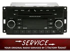Remanufacture SERVICE for 2012-17 Jeep Wrangler Radio AM FM CD P05091198AB RES