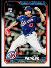 2024 Topps Jose Ferrer #85 RC Rookie Washington Nationals