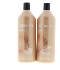 Redken All Soft Shampoo, 33.8 oz & Conditione...