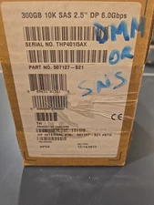 HP 507127-S21 300 GB SAS DP 6.0 Gbps 2.5" 10K HDD Hard Drive 