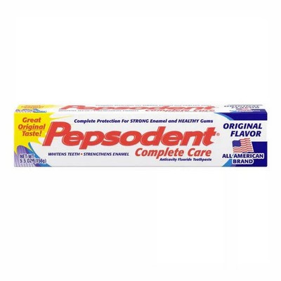 Pepsodent, Complete Care Anticavity Fluoride Toothpaste Original, 5.5 Oz