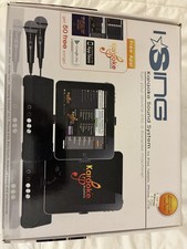 iSing Portable Karaoke Sound System Black with Microphone for iPad iPhone