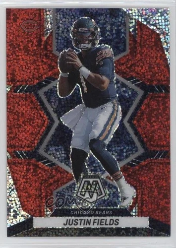 2022 Panini Mosaic Redemption Pack Red Sparkle Prizm Justin Fields #33