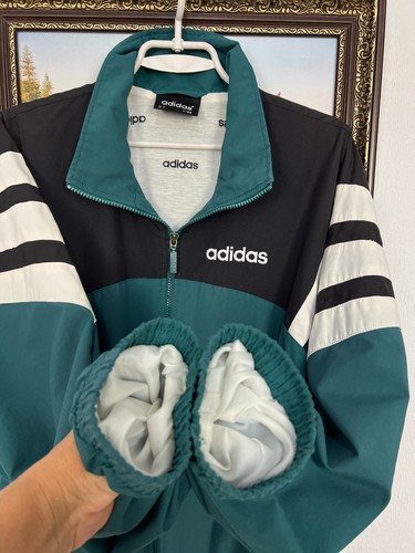 Vintage 90's Adidas Panathinaikos Football Template Jacket Soccer Track Top Sz L - Picture 8 of 16