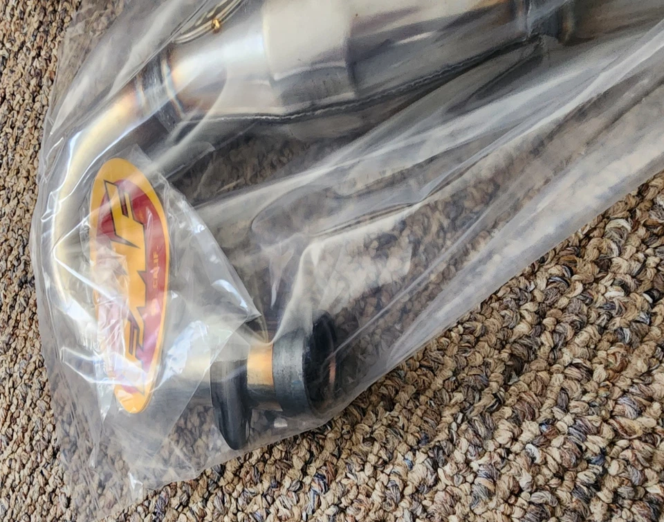 Cabezal de acero inoxidable FMF MegaBomb nuevo en caja Suzuki RM-Z450 2011-26 RMX 450Z 2017-19 Foto 3 de 4