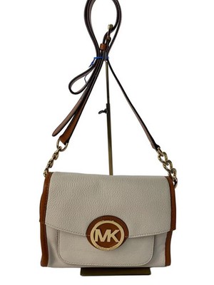 MICHAEL KORS Shoulder Bag Leather WHT