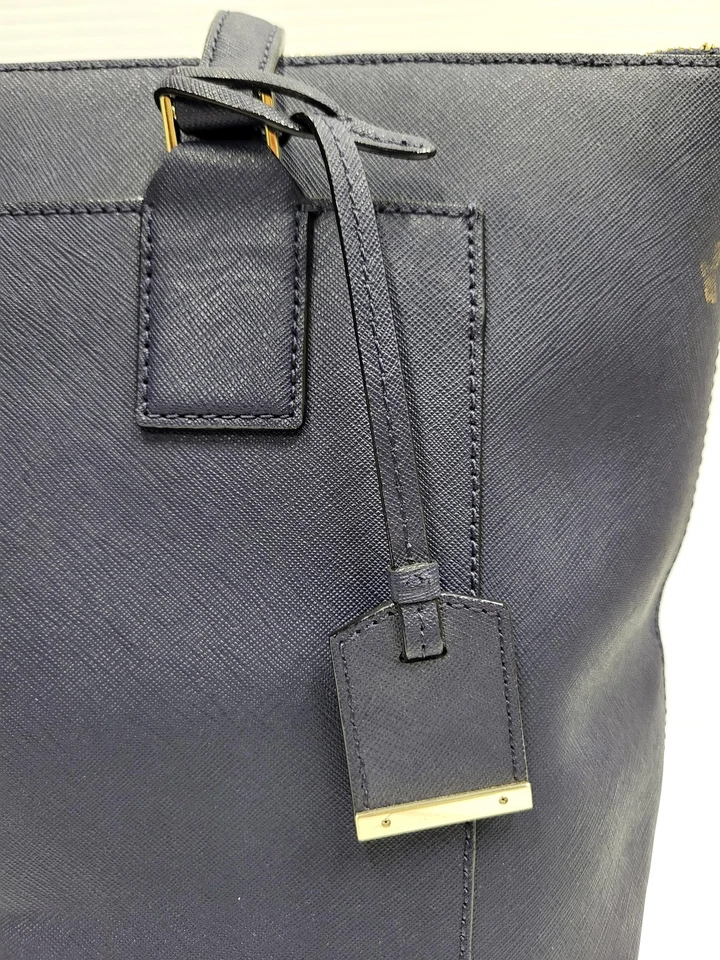 Bolso de Mano Kate Spade New York Para Mujer Azul Marino Cuero Saffiano Cremallera Superior Cartera de Hombro Foto 3 de 4