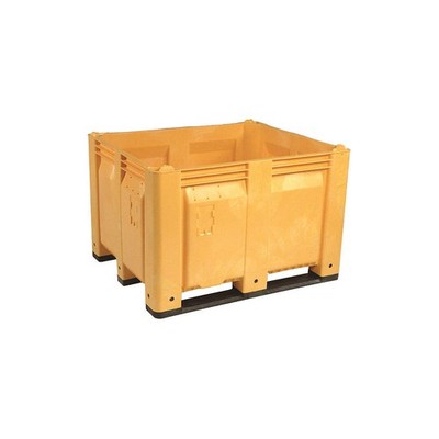 DECADE PRODUCTS  Bulk Container,Yellow,Solid,40 in 39UV35
