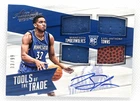Karl-Anthony Towns 2015-16 Panini Absolute Rookie RC Quad Patch Relic Auto #3/99