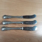 3 TOWLE French Provincial Sterling Silver Hollow Handle Butter Spreader ~ 6"