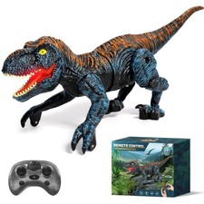 Mini Remote Control Dinosaur Toys for Age 3-5 4-7 8-12 , 2.4GHz RC Robot Dino...
