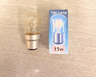 Crompton 15W BC B22 PYGMY 15 Watt Bulb SIGN LAMP
