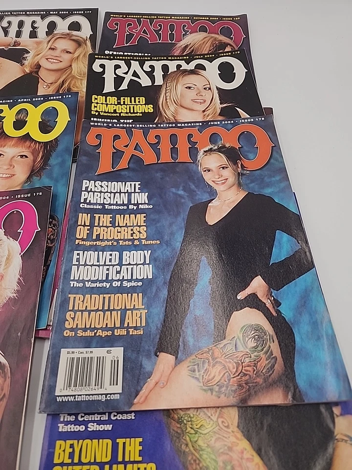 TATTOO Magazine Lot of 10 Vintage Issues 2000s - Image 3 of 4