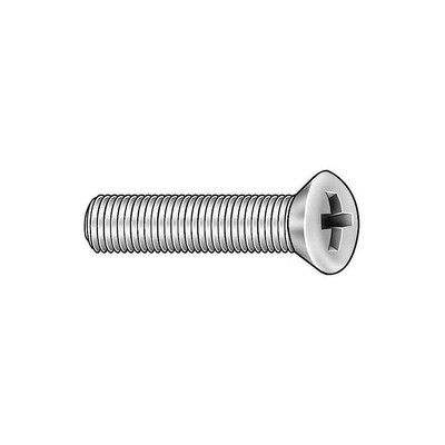 GRAINGER APPROVED U51320.019.0100 MS,#10-24,Plain,1''L,100PK 2BE46