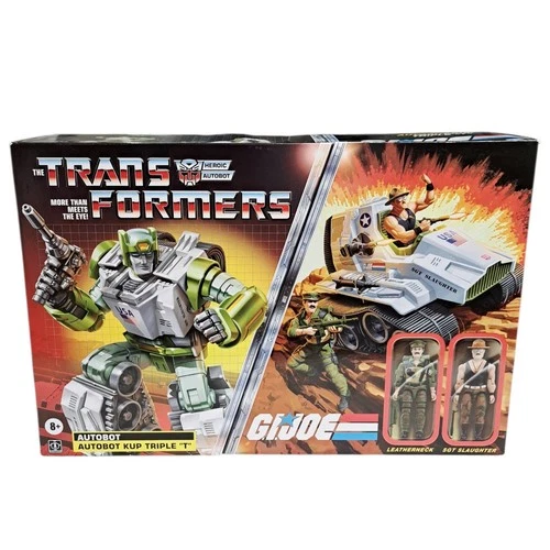 Transformers G.I. Joe Autobot Kup Triple "T" Leatherneck SGT. Slaughter Playset