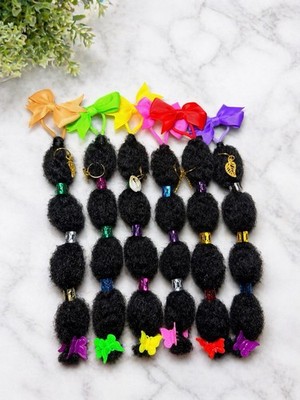 Afro Kinky kids bubble ponytail Hair Extension