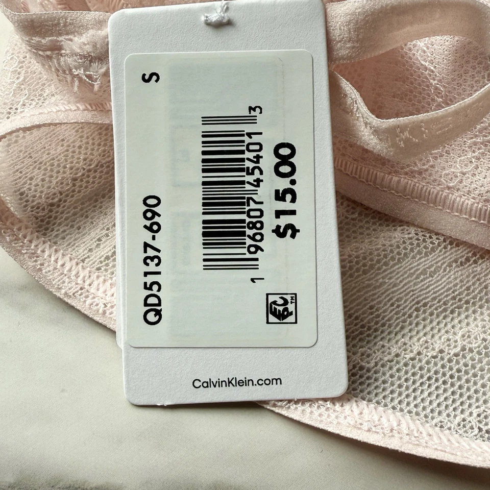 Calvin Klein Allover Encaje Tanga Bikini Panty Ninfa Muslo Talla S/L/XL Foto 4 de 4