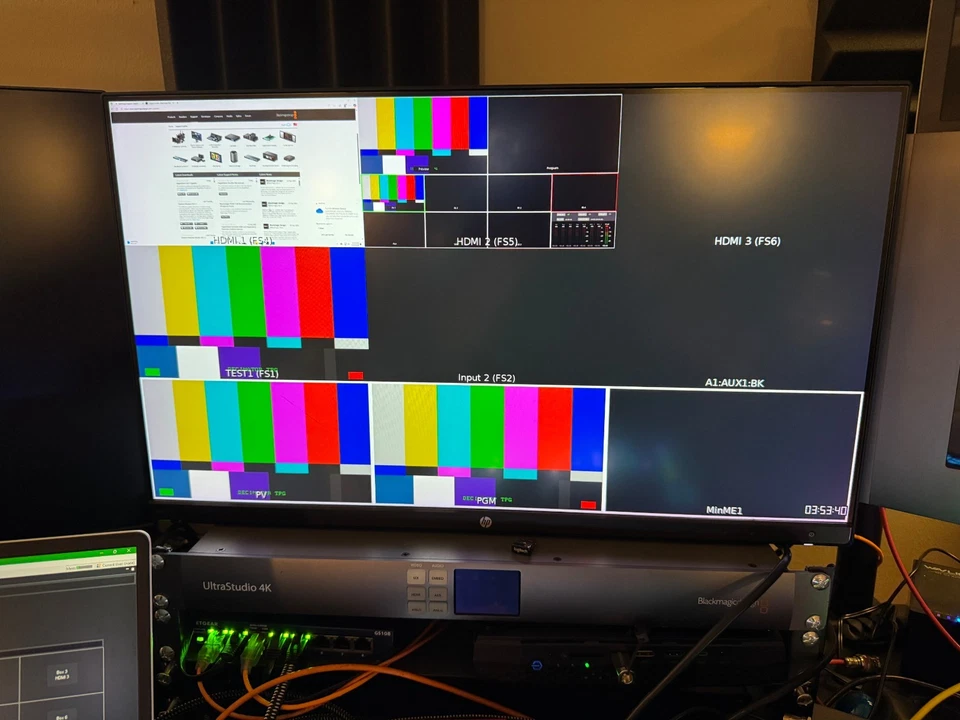 Ross Video Carbonite Solo Black  9 All In 1 3ME (1ME+2Mini) 9x6 3G Video Switch - Image 4 of 4