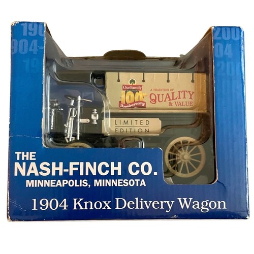 ERTL Nash Finch Die Cast Replica 1904 Knox Delivery Wagon Limited Edition RARE - Picture 8 of 9